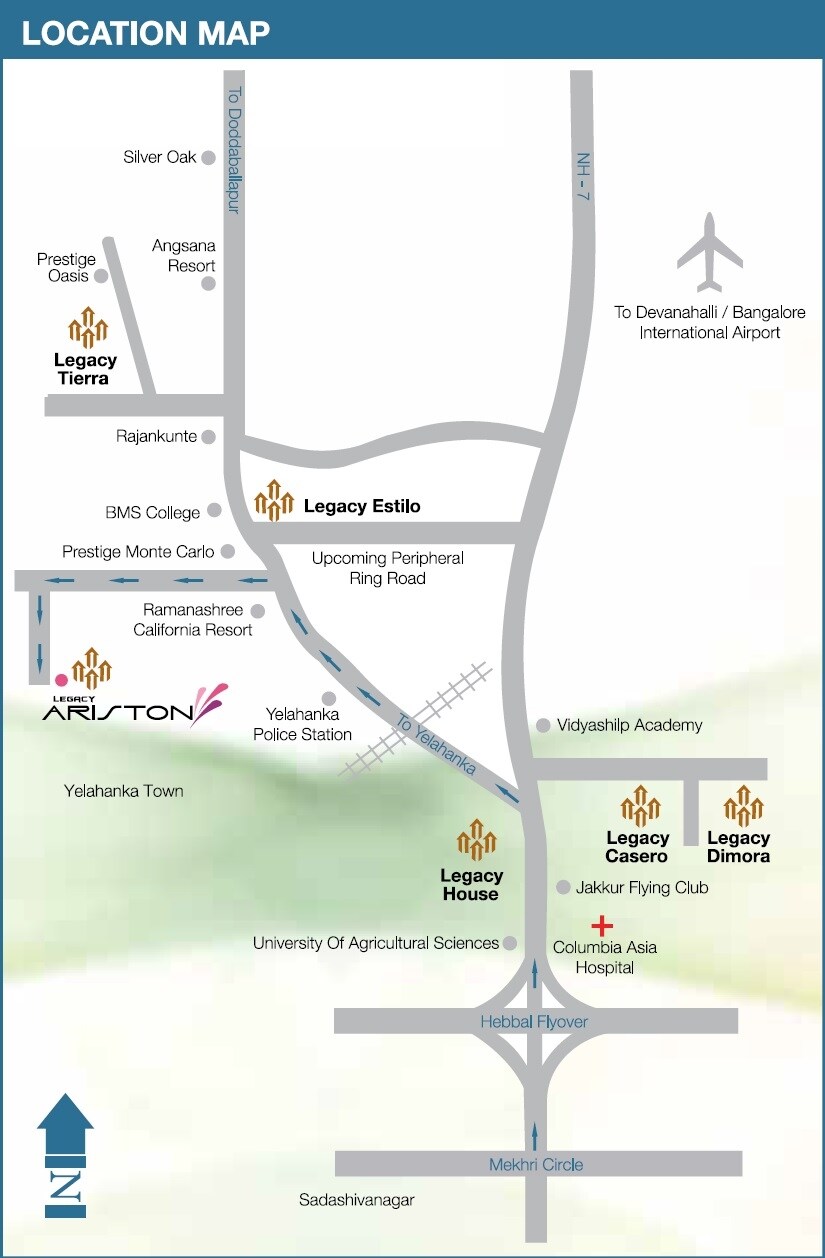 Legacy Ariston Location Image