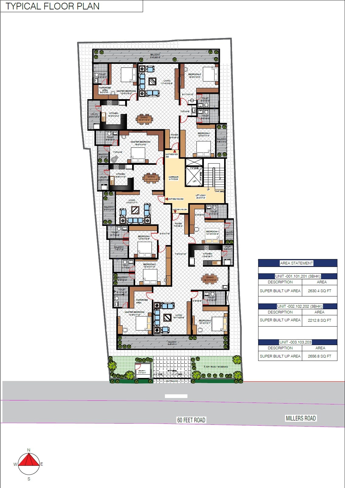 Lewis Ferris Floor Plans