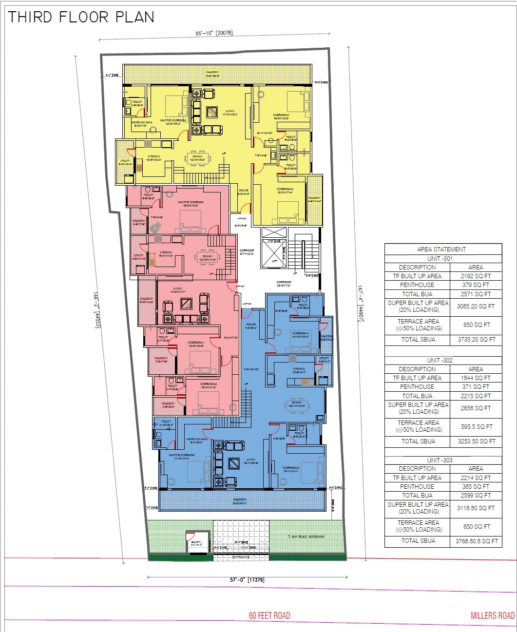 Lewis Ferris Floor Plans