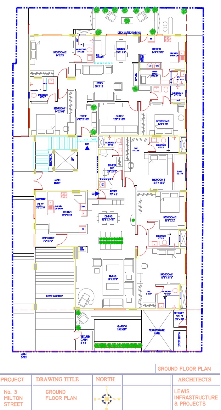 Lewis No 3 Milton Street Floor Plans