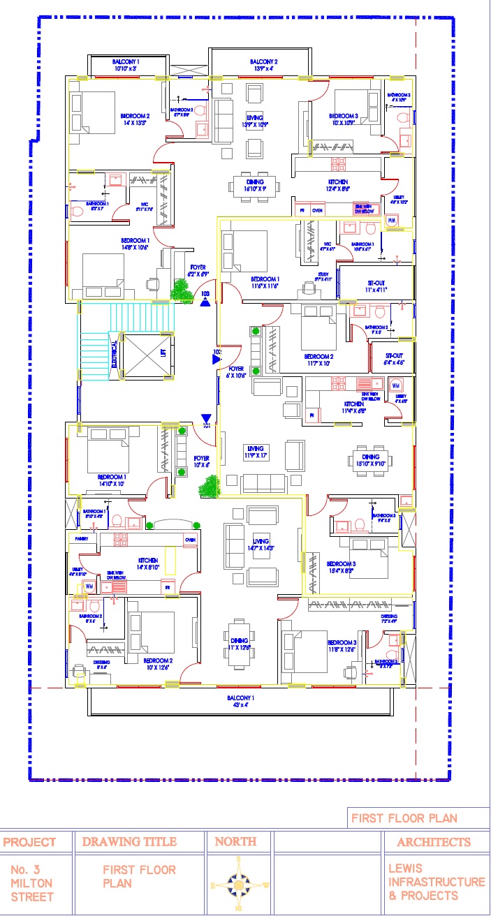 Lewis No 3 Milton Street Floor Plans