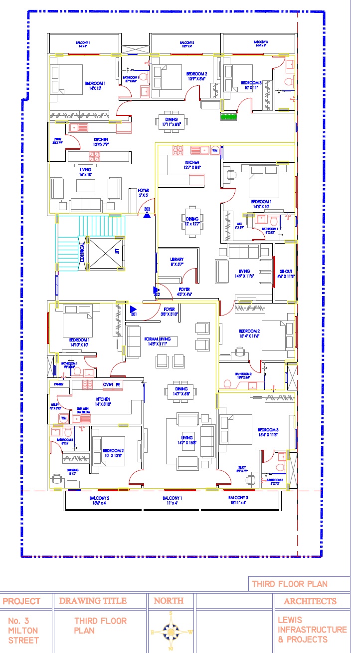 Lewis No 3 Milton Street Floor Plans