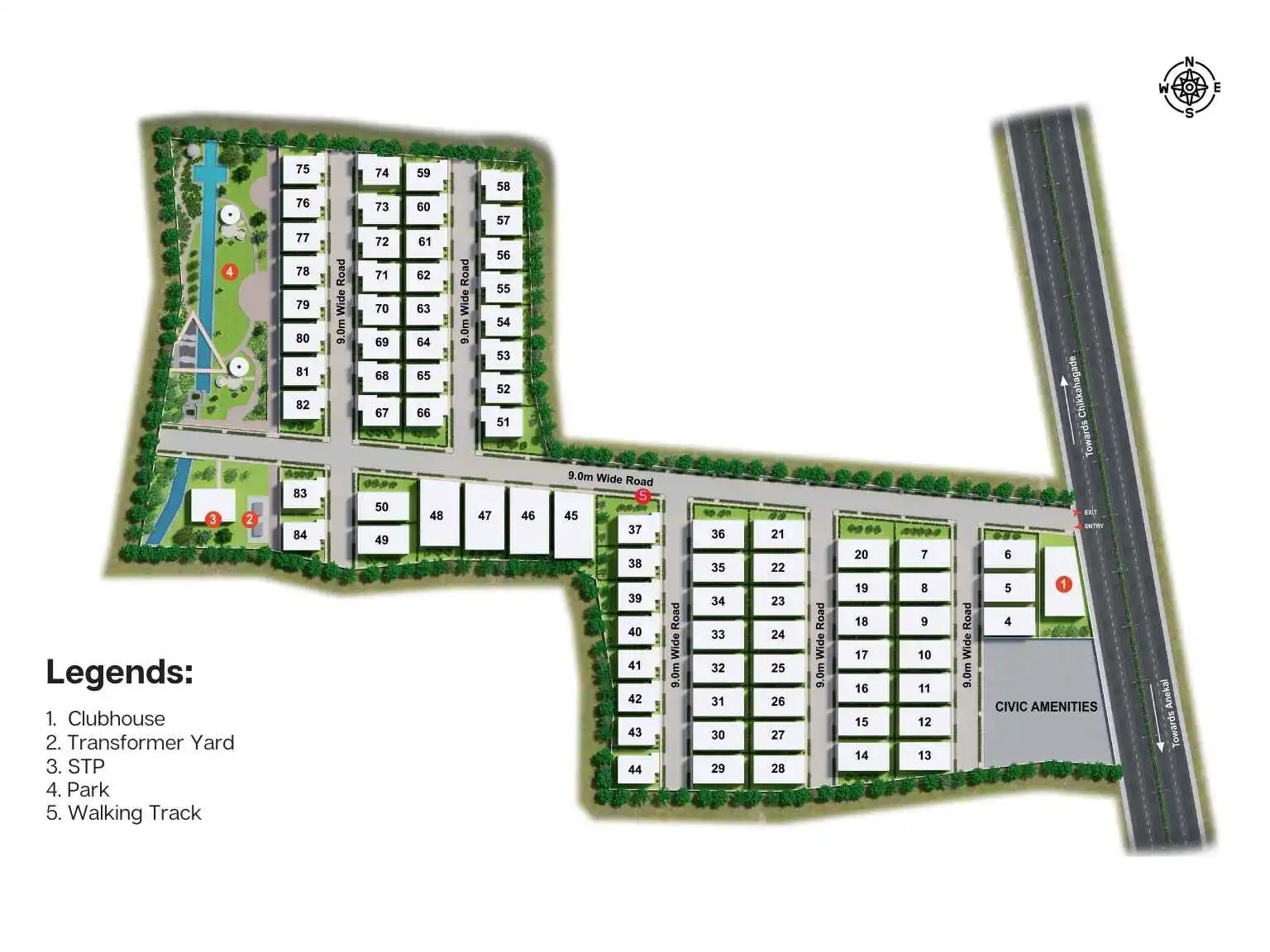 Livvzo Breeze Park Master Plan Image