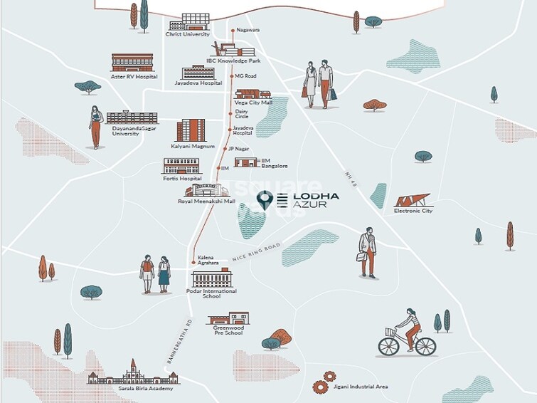 Lodha Azur Location Image