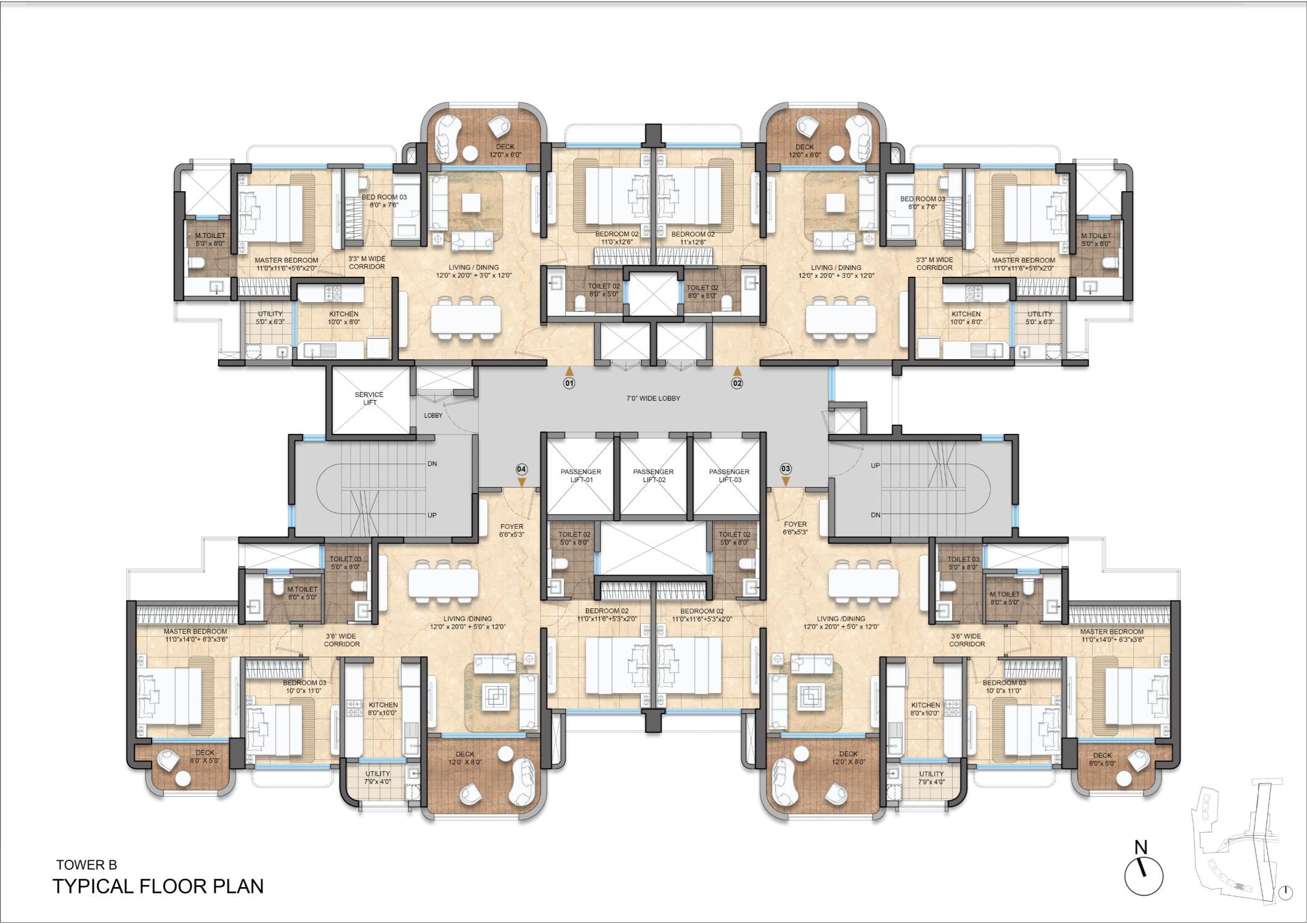Lodha Elanza Floor Plans