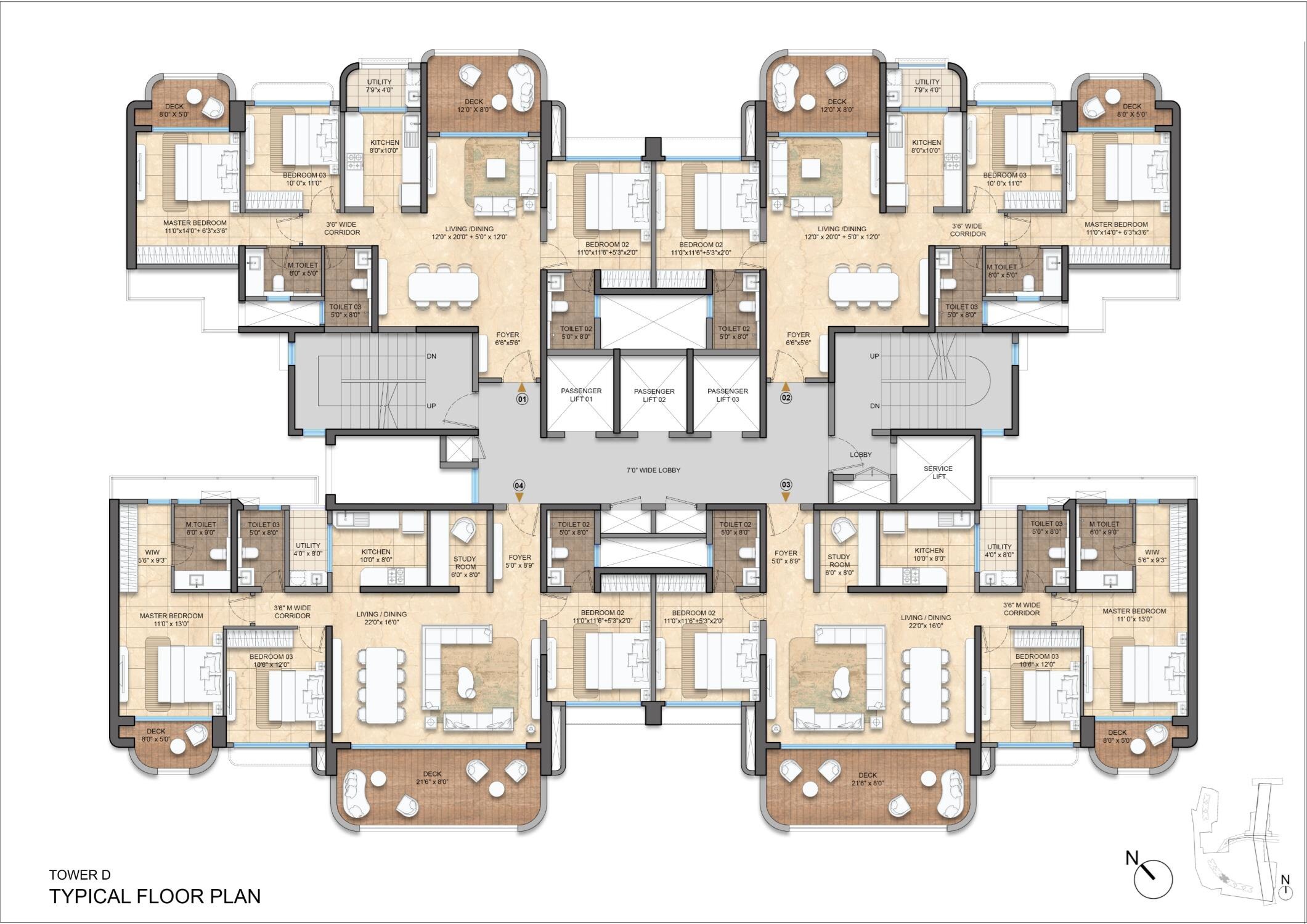 Lodha Elanza Floor Plans 3