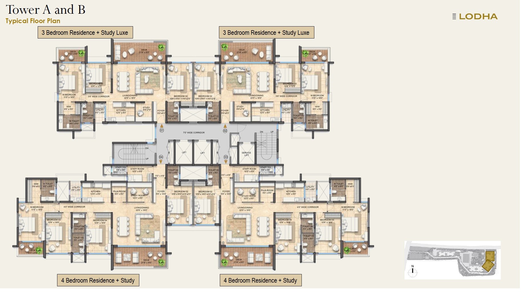 Lodha Haven Floor Plans