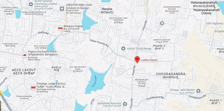 Lodha Haven Location Image 1