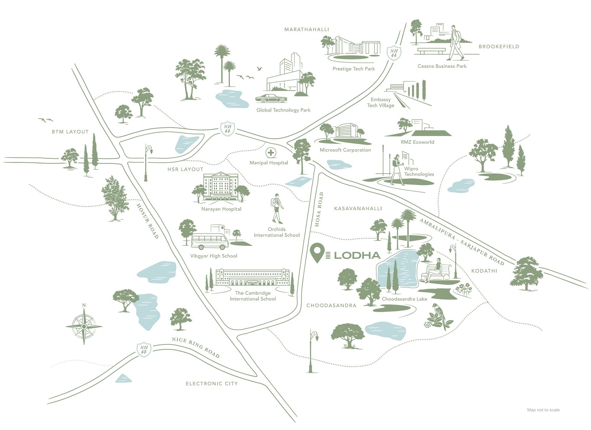 Lodha Haven Location Image 2