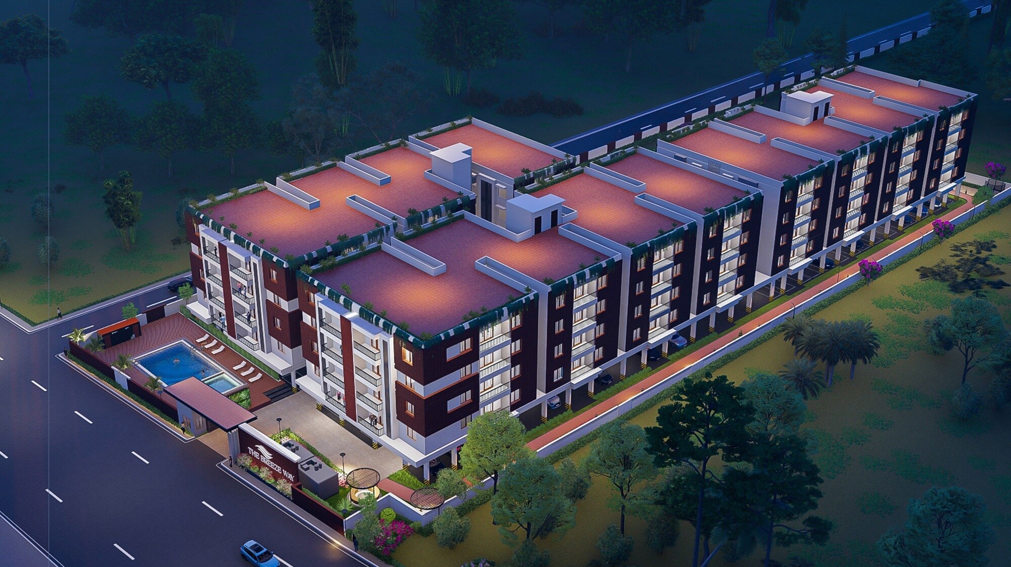 M Square The Breeze Way