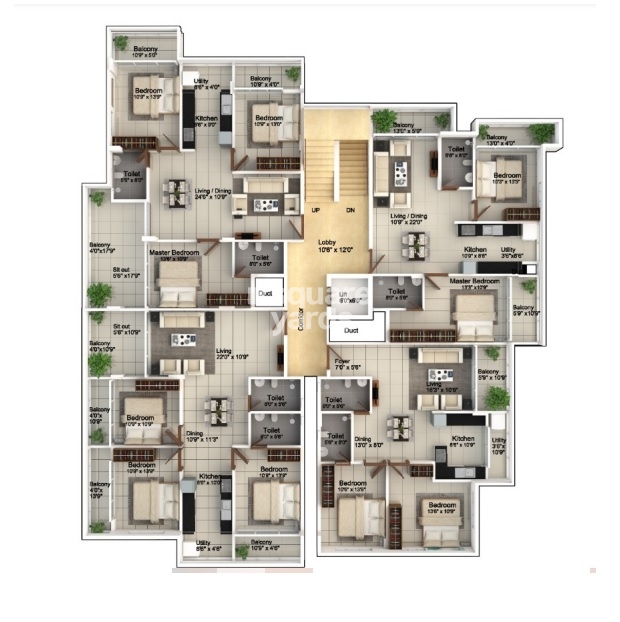 Mahabaleshwara Classique Mayflower Floor Plans