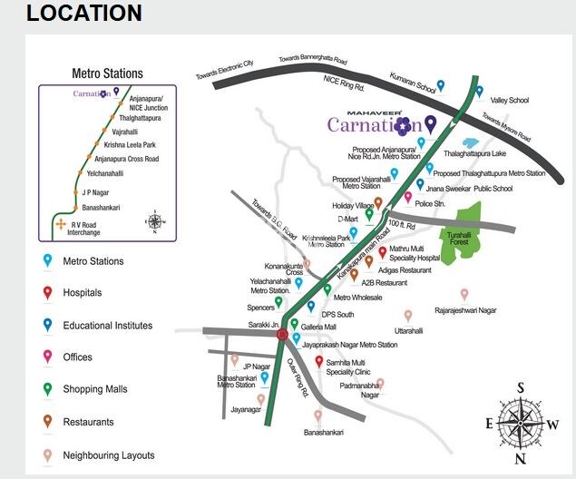 Mahaveer Carnation Location Image