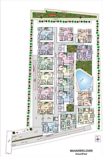 Mahaveer Clover Master Plan Image