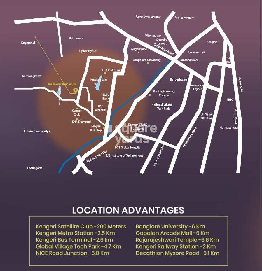 Mahaveer Highlands Location Image