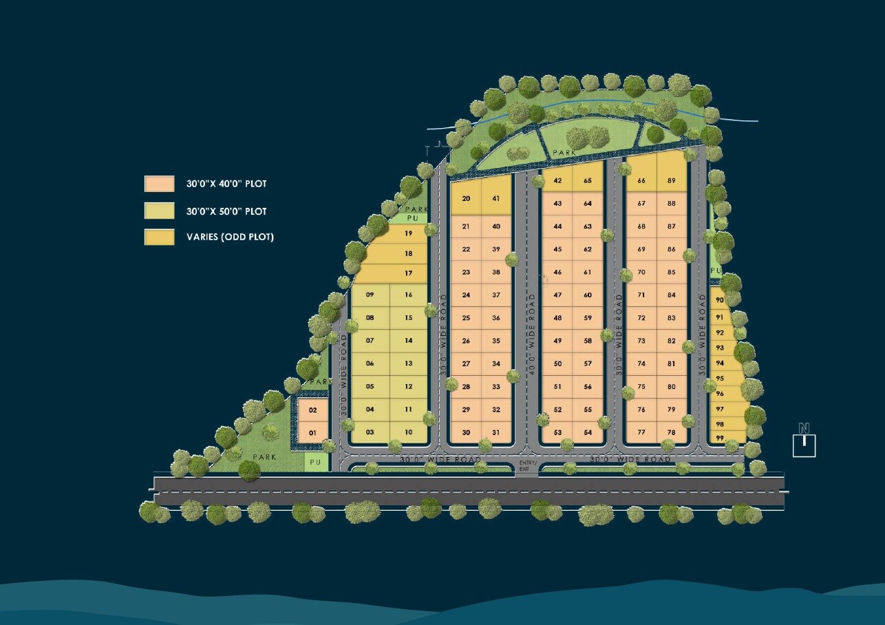 Mahaveer Hillstone Master Plan Image