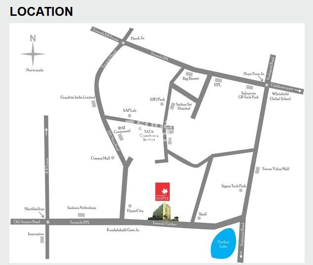 Mahaveer Maple Location Image