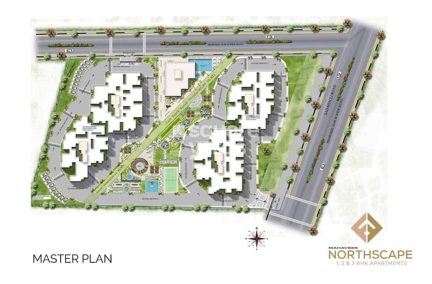 mahaveer northscape project master plan image1