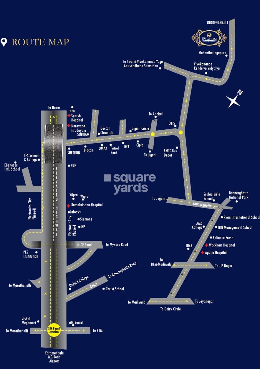 Mahaveer Palatium Location Image