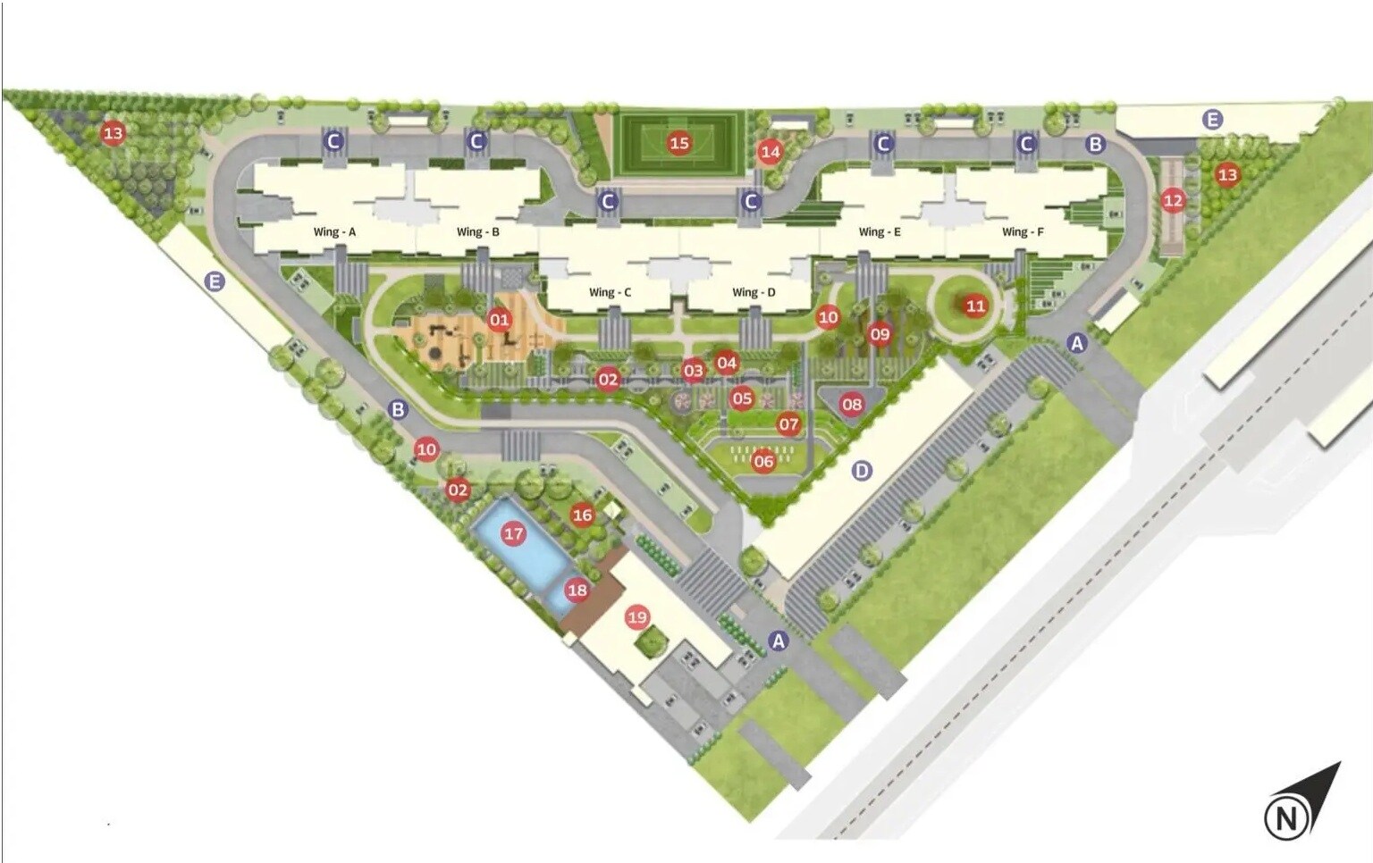 Mahindra Blossom Master Plan Image