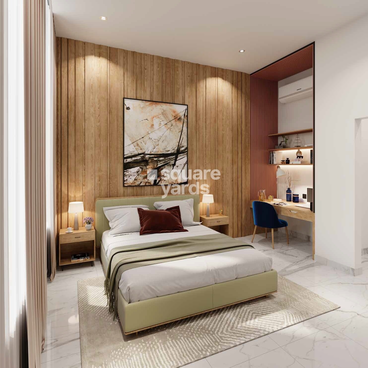 Mahindra Eden Apartment Interiors 4