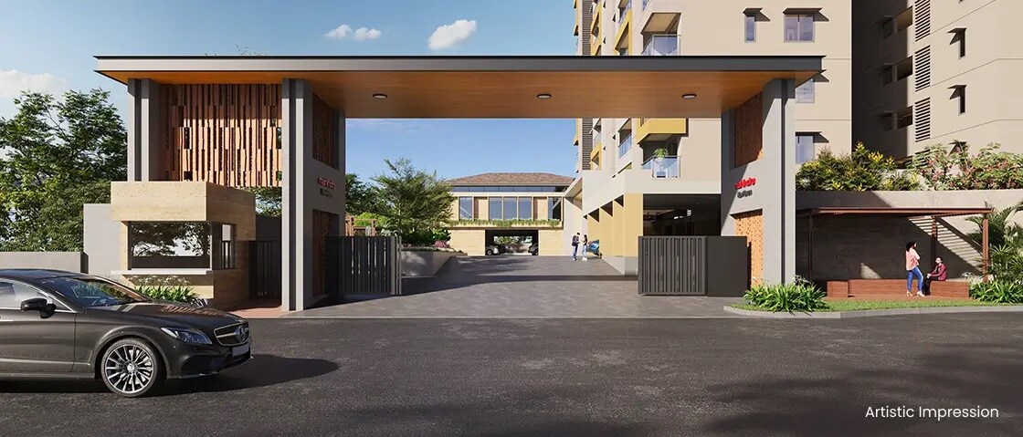 Mahindra Newhaven Entrance View