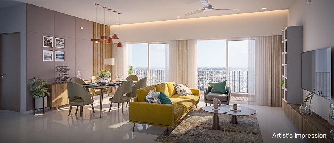Mahindra Zen Apartment Interiors 1