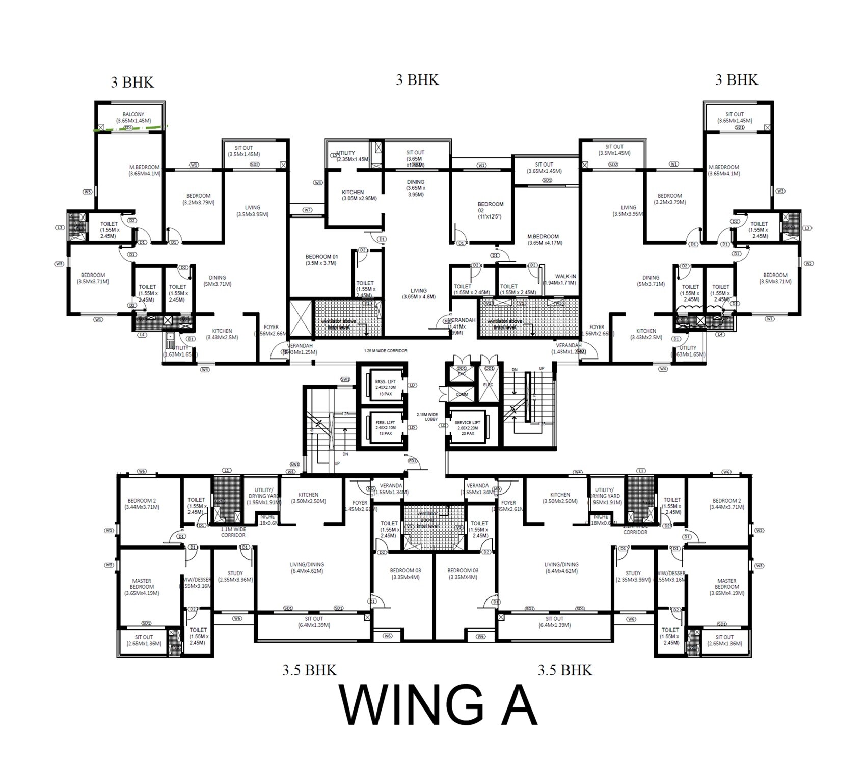 Mahindra Zen Floor Plans