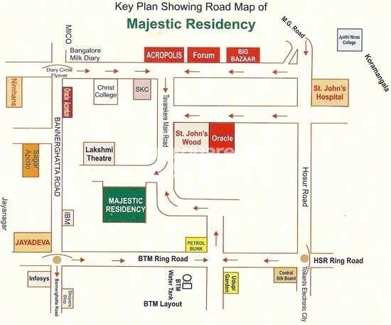 Majestic Residency Location Image