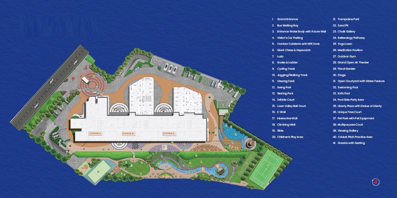 Manjeera Newyork Master Plan Image