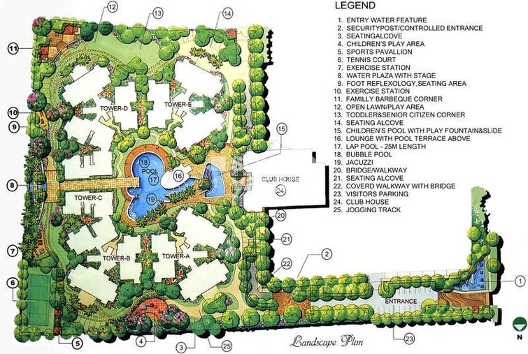 Mantri Elegance Master Plan Image