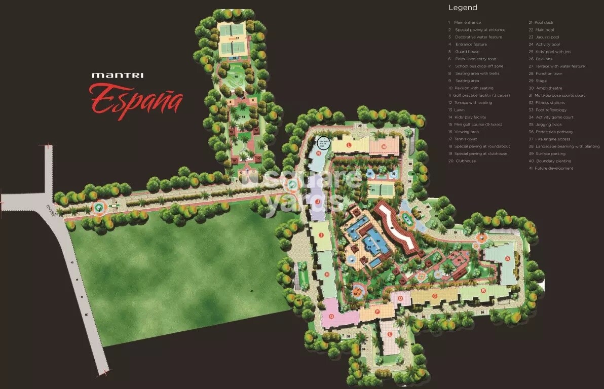 Mantri Espana Master Plan 1