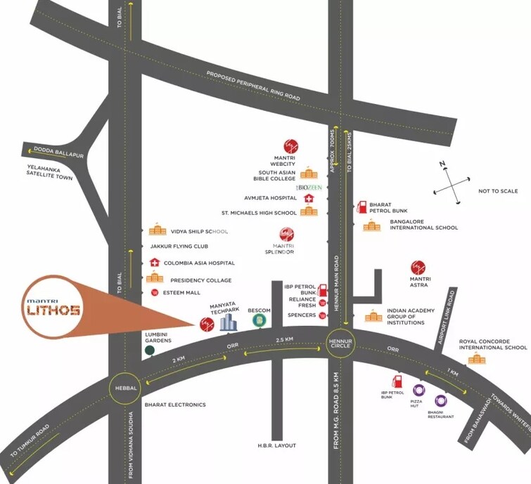 Mantri Lithos Location Image