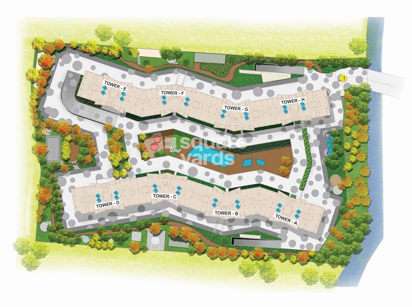 Mantri Manyata Lithos Master Plan Image