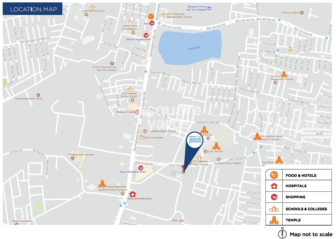 Mantri Pinnacle Location Image