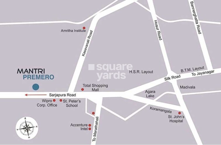 Mantri Premero Location Image