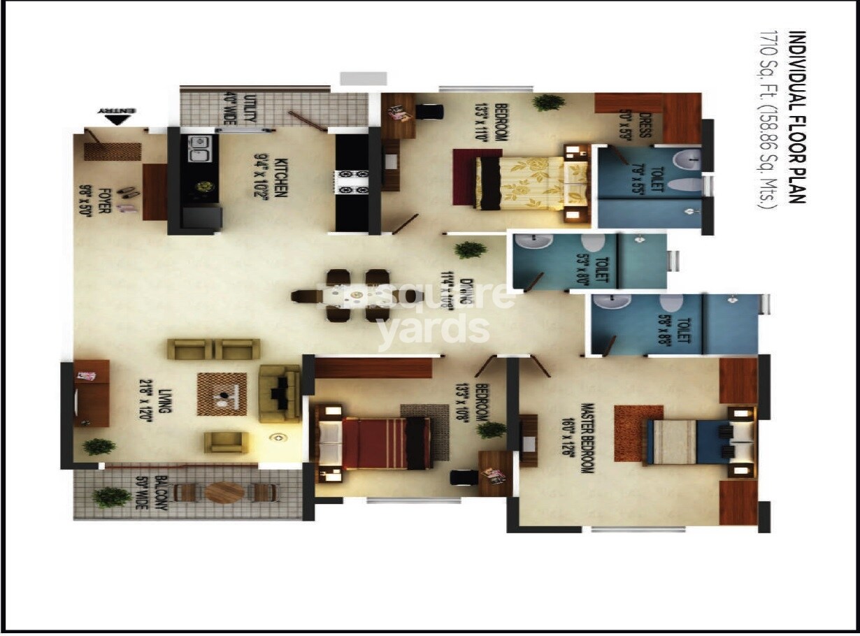 Mantri Serenity Floor Plans