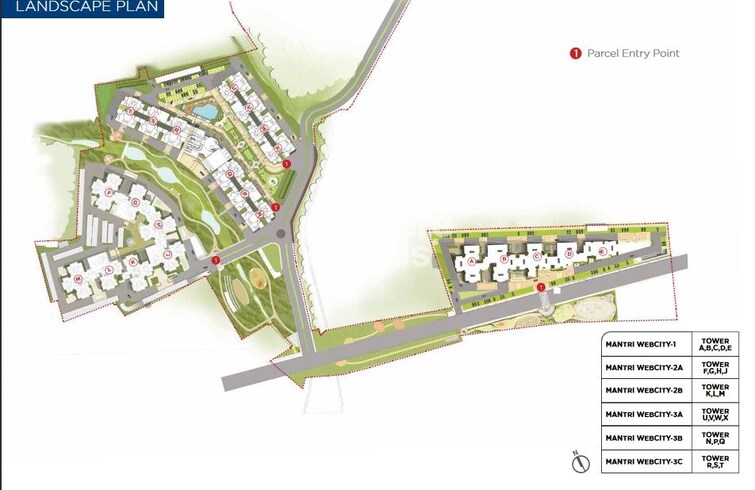 Mantri Webcity Master Plan Image