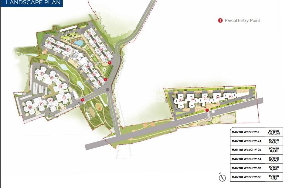 Mantri Webcity Master Plan Image