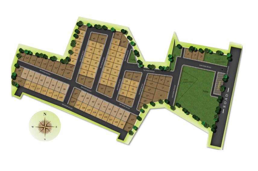 Max Sri Sri Tapovan 2 Master Plan 1
