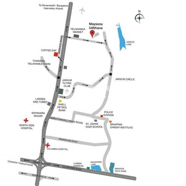 Maysons Udbhava Location Image