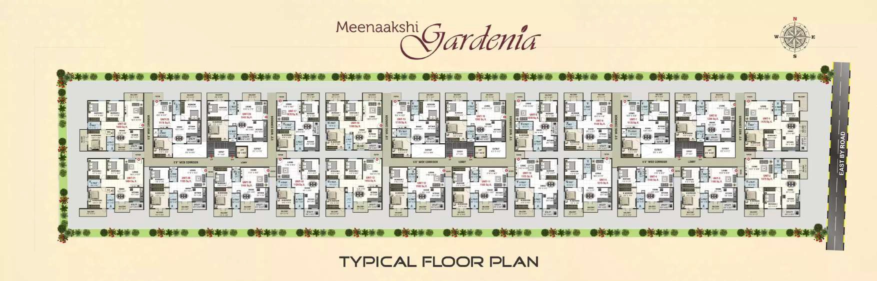 Meenaakshi Gardenia Floor Plans