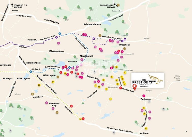 Meridian Park At The Prestige City Location Image