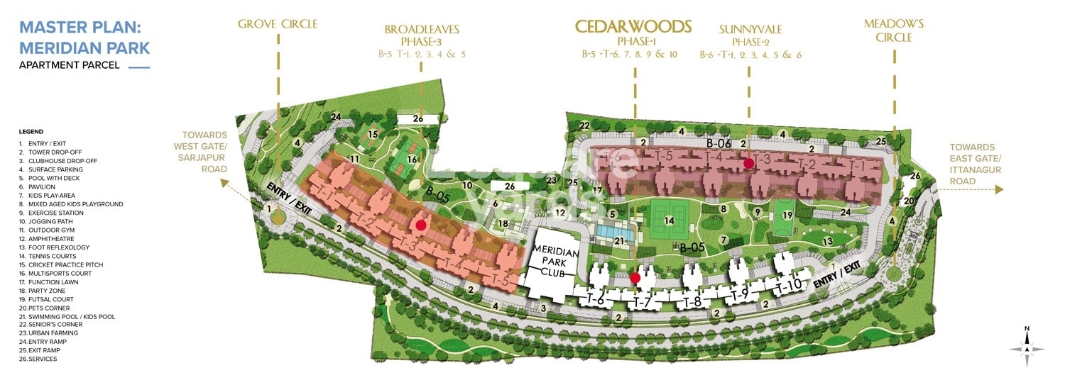 Meridian Park At The Prestige City Master Plan 1