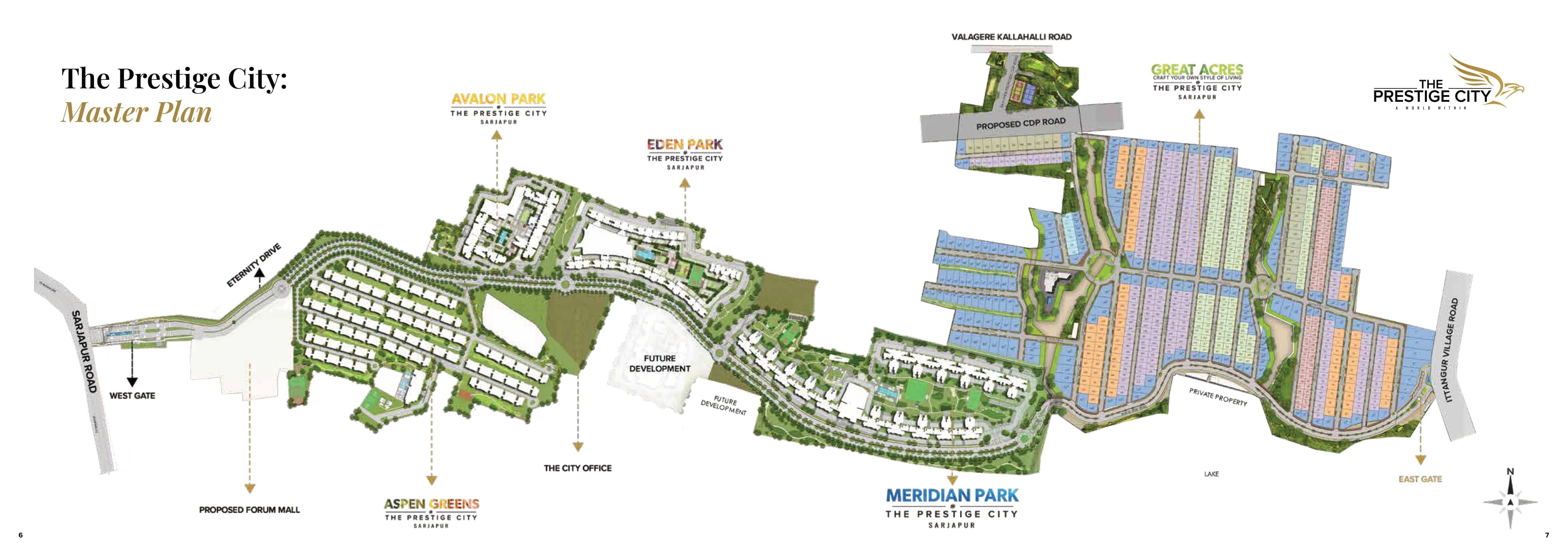 Meridian Park At The Prestige City Master Plan 2