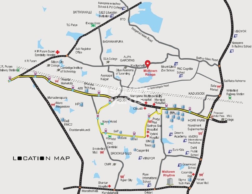 Midtown Raaga Location Image