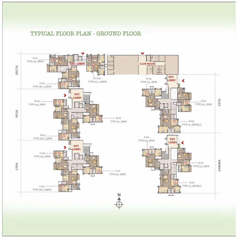 MJR Clique Hercules Floor Plans 1