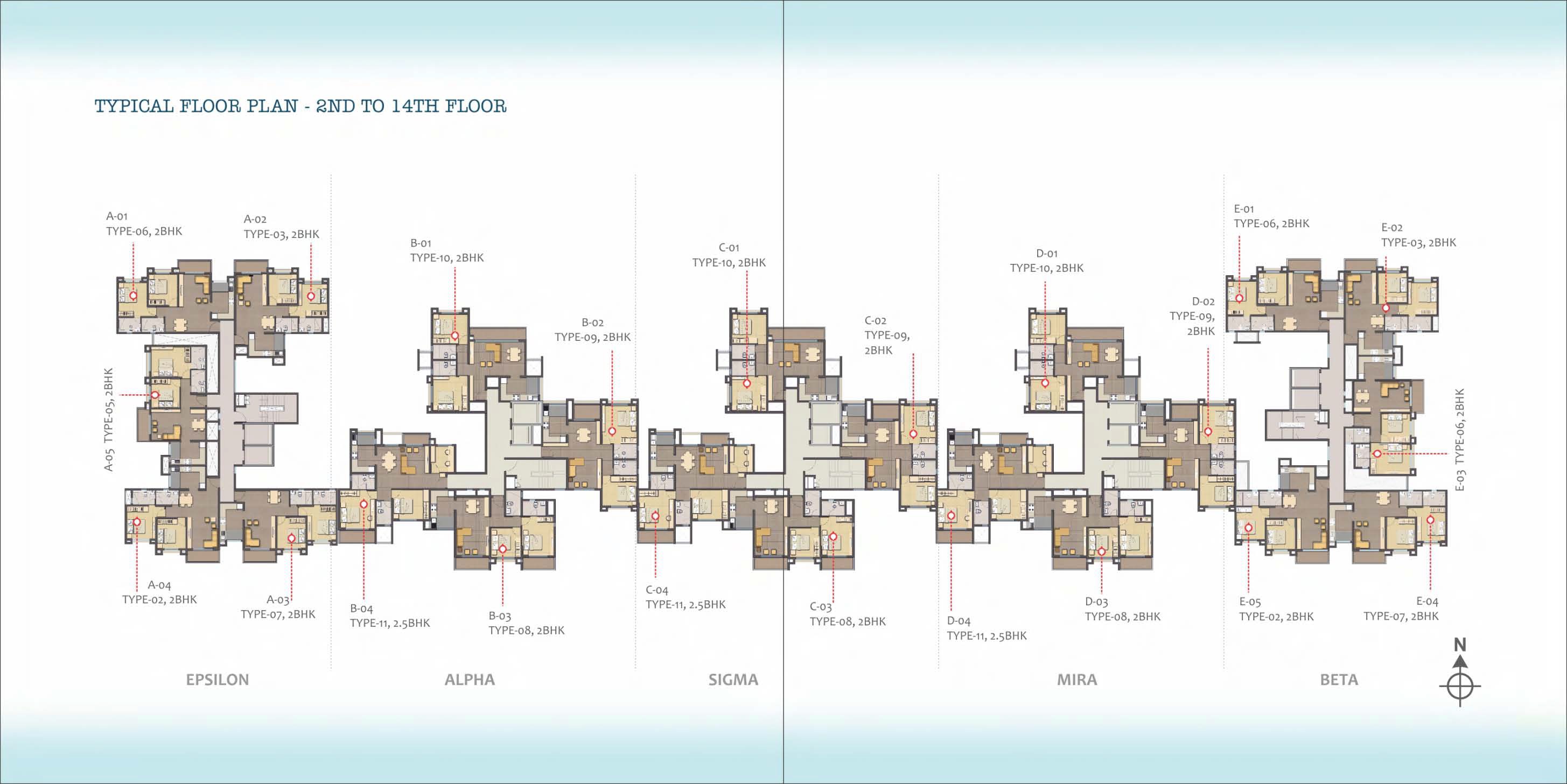 MJR Clique Hydra Floor Plans