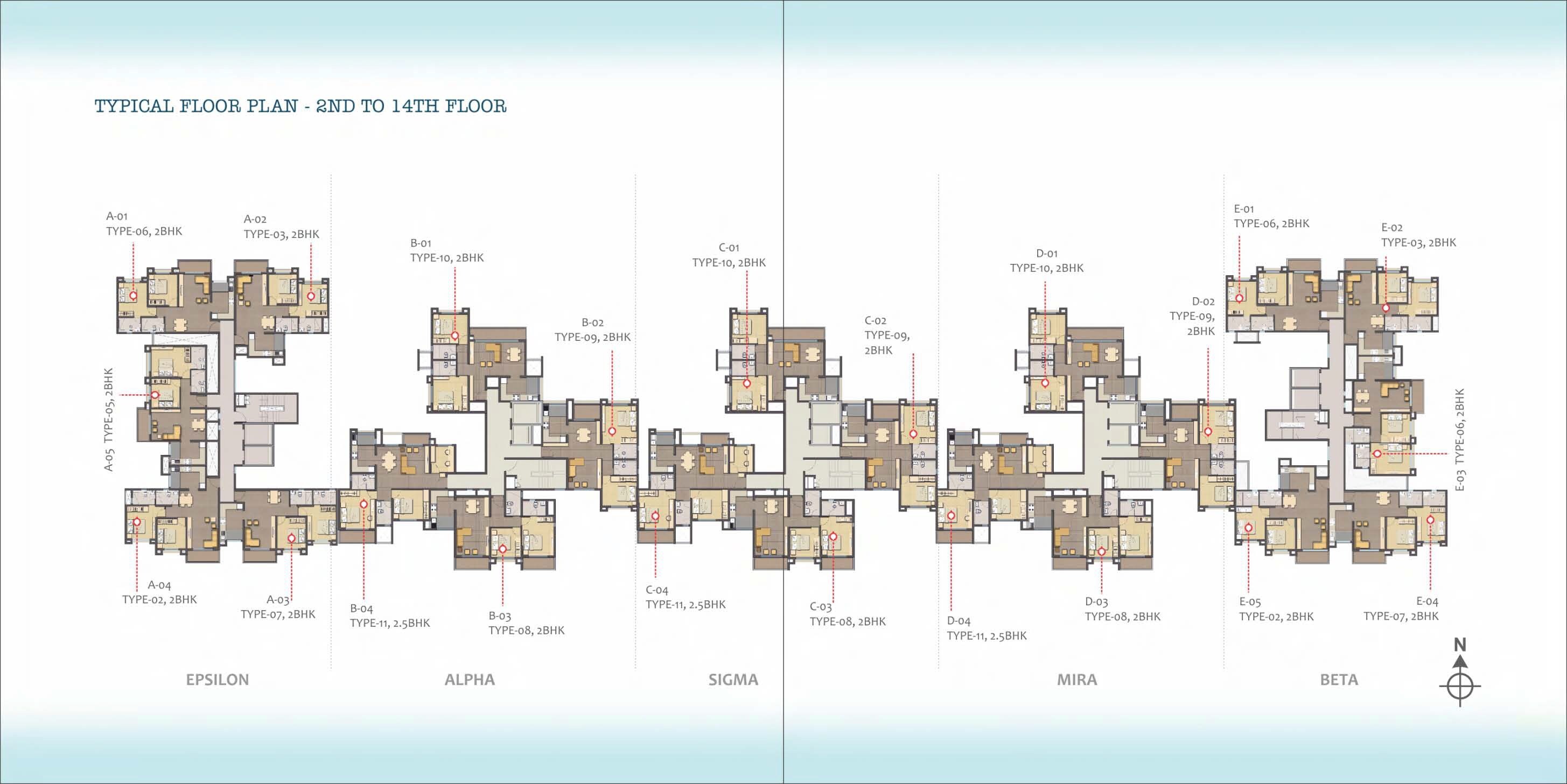 MJR Clique Hydra Floor Plans
