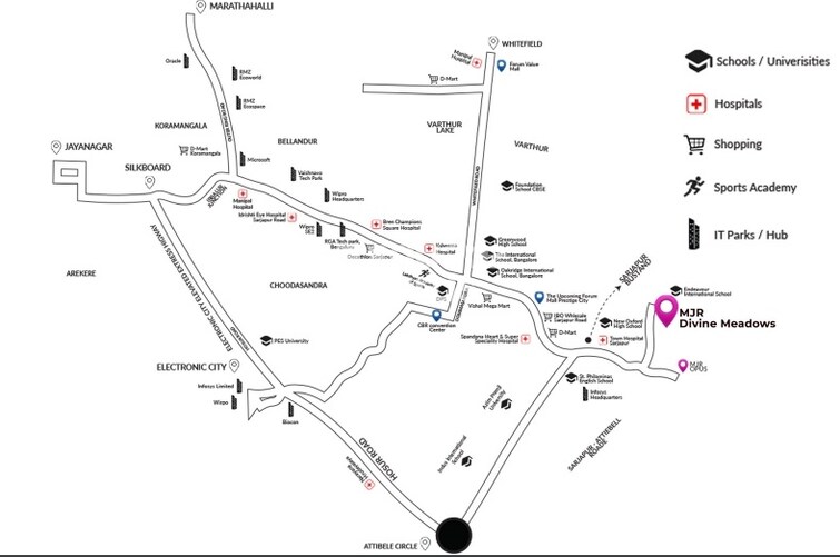 MJR Divine Meadows Location Image