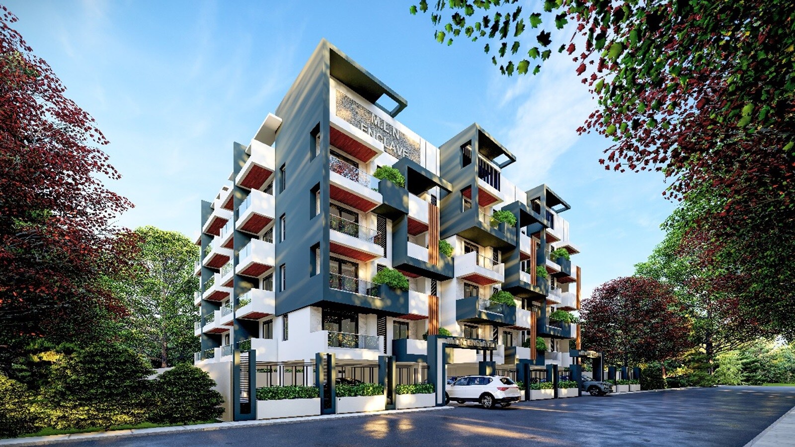 MLN Enclave Apartment Exteriors